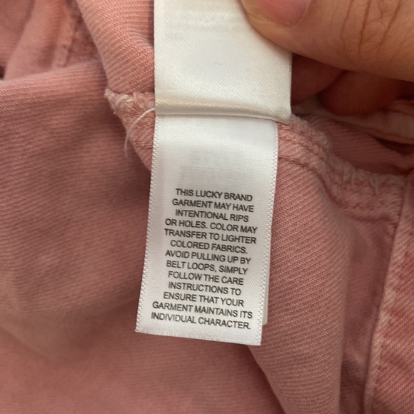 Women's NWT Lucky Brand Under A Cloud Cropped Jacket Pink Large w/Removable Hood - Picture 9 of 15